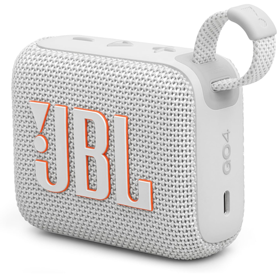 JBL Go4 Ultra-portable waterproof speaker,White (Open Sealed)